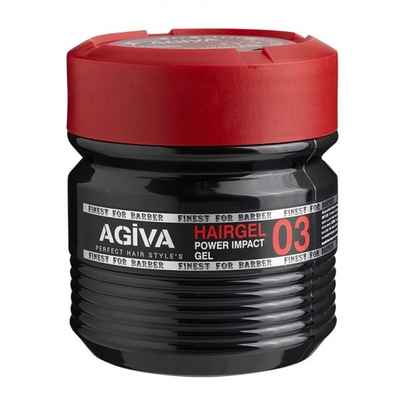 Agiva - styling gumhair 03 - power impact gel - gel de par - 1000ml